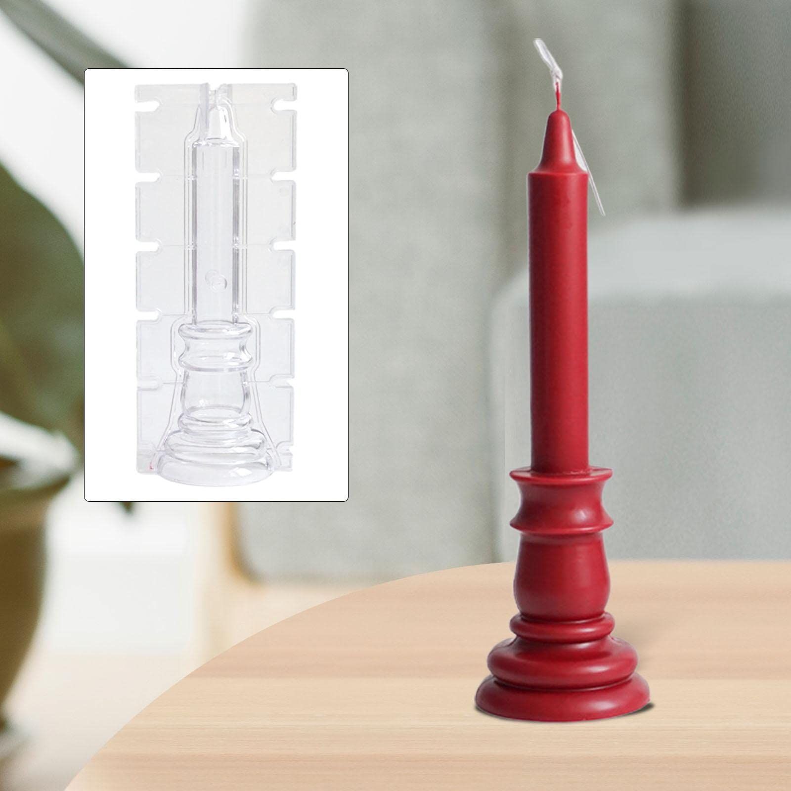 Candle Making Mould Candlestick Shape Decoration Handmade Accessories Supplies view 2