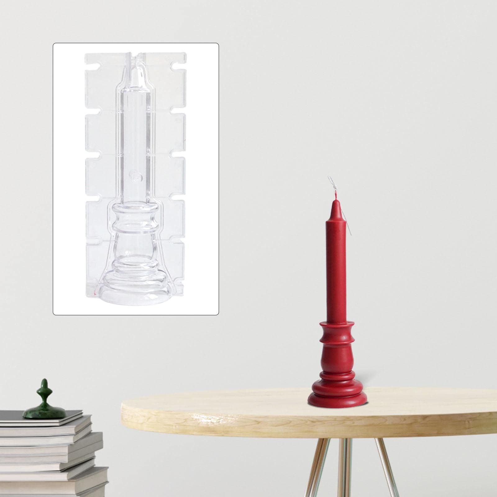 Candle Making Mould Candlestick Shape Decoration Handmade Accessories Supplies view 3
