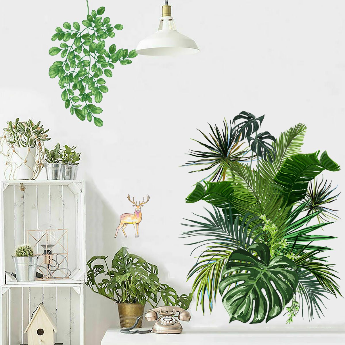 1 Set Wall Sticker Lifelike Wall Decal Nursery Wall Decals Peel and Stick Wall view 3