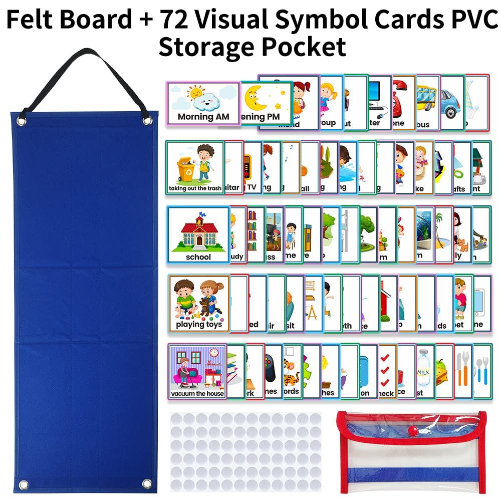 Visual Schedule Chart for Kids Daily Routine Cards Multiple Kids Routine Cards view 4