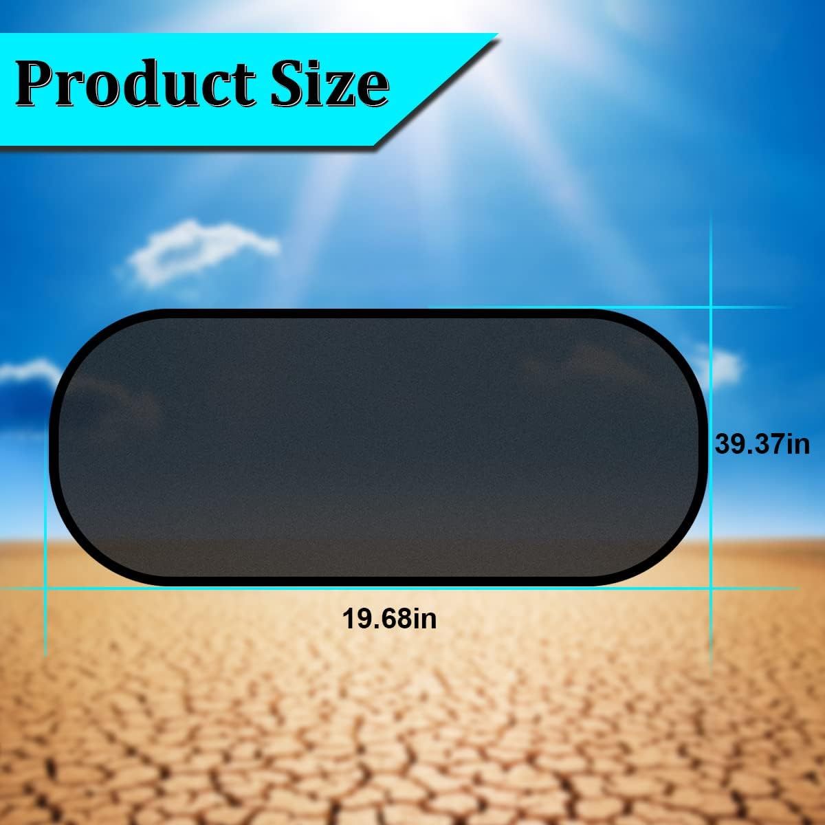 Car Rear Window Sunshade with Suction Cup view 2