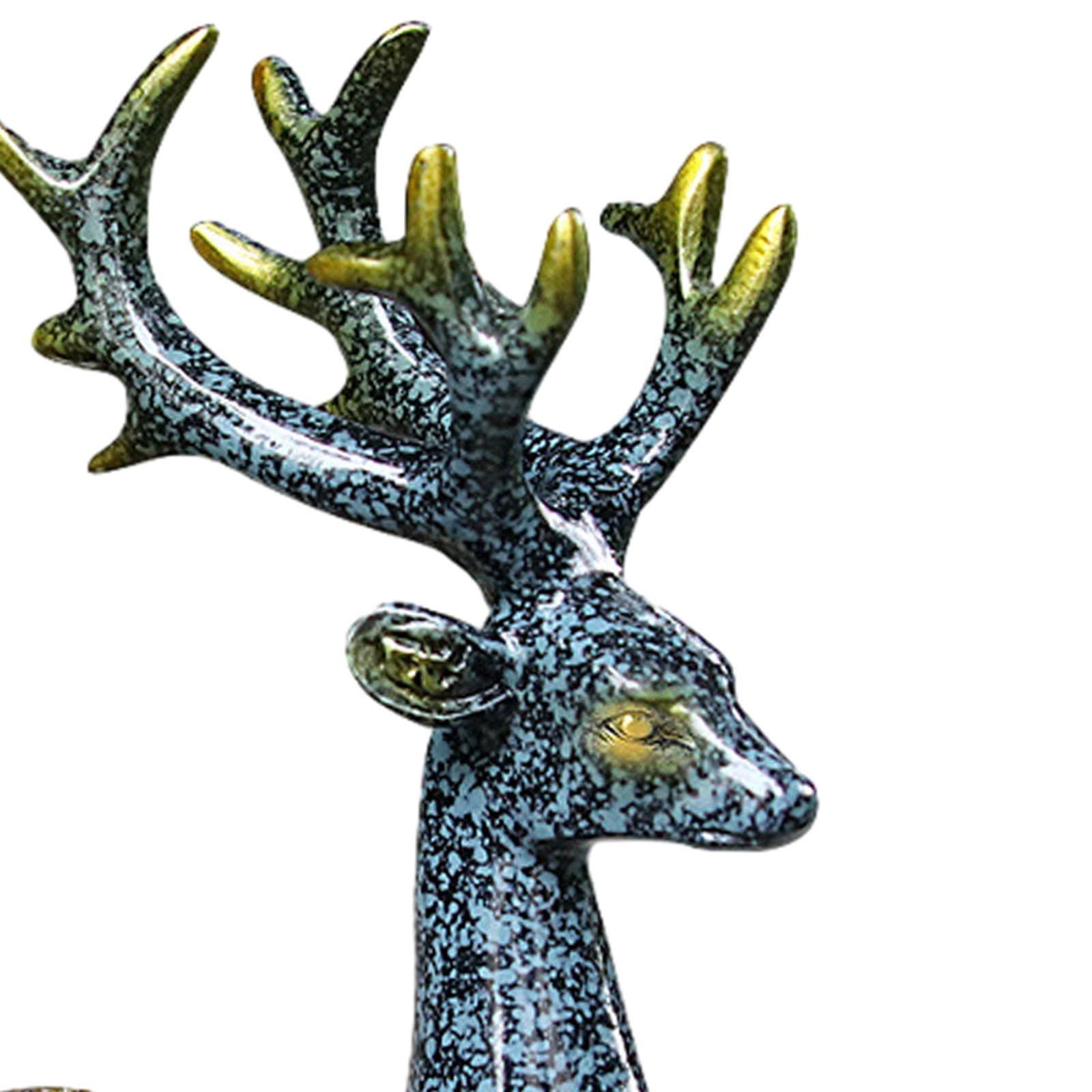 Resin Figurine Car Statue Art Crafts Car Decoration Desktop Ornament Animal view 2