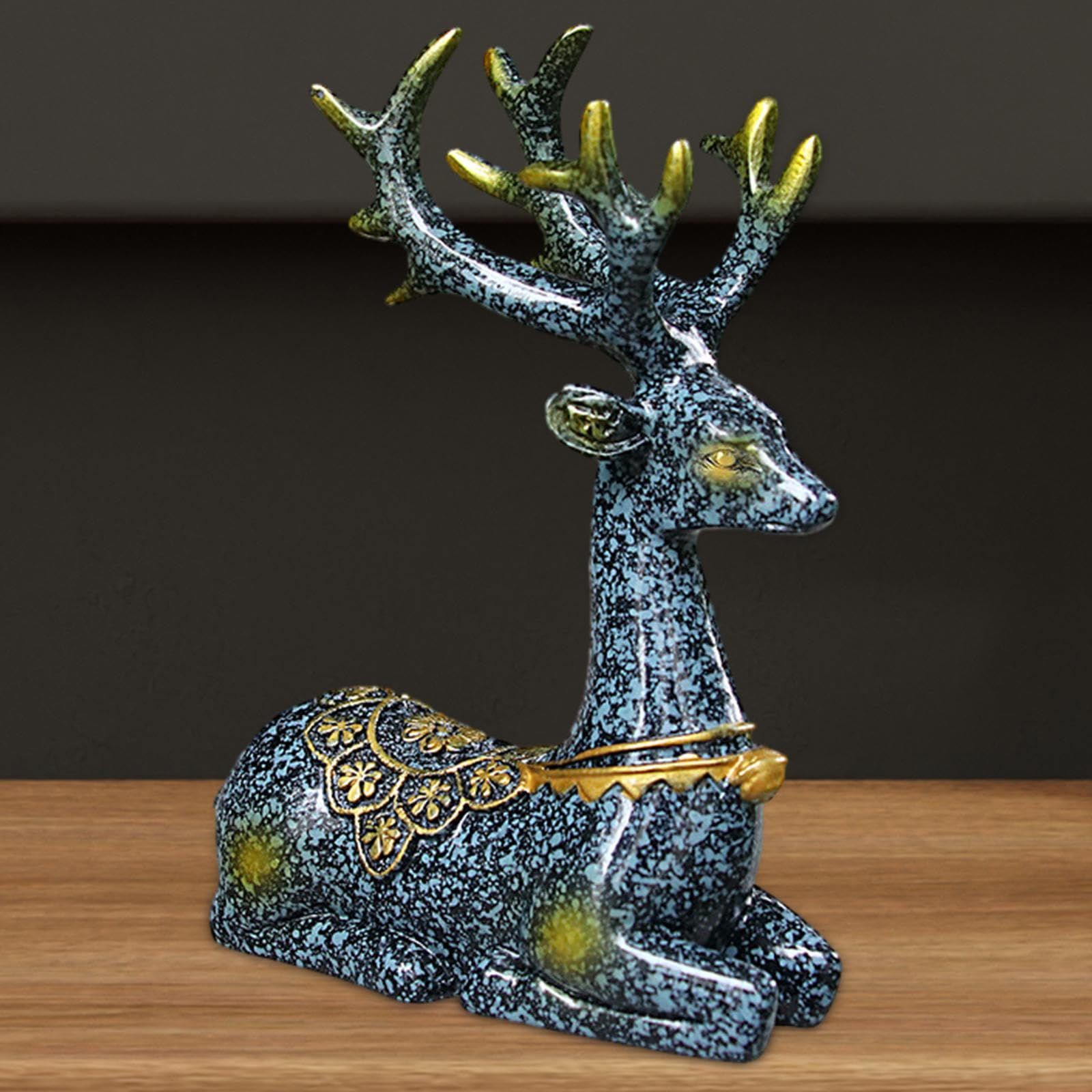 Resin Figurine Car Statue Art Crafts Car Decoration Desktop Ornament Animal view 4