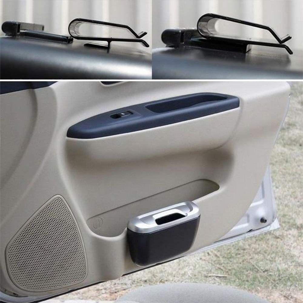Car Auto Garbage Trash Can Automotive Waste Storage Office Home Rubbish Bin view 3