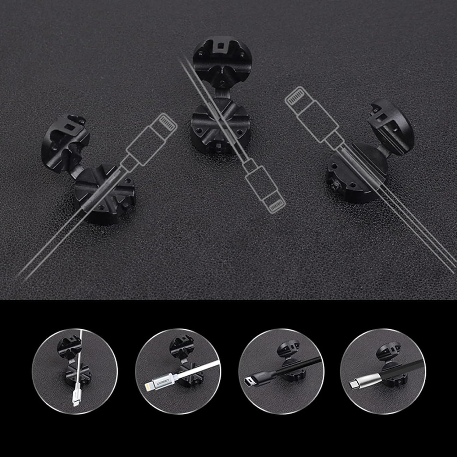 1 PCS Data Cable Organizer view 3