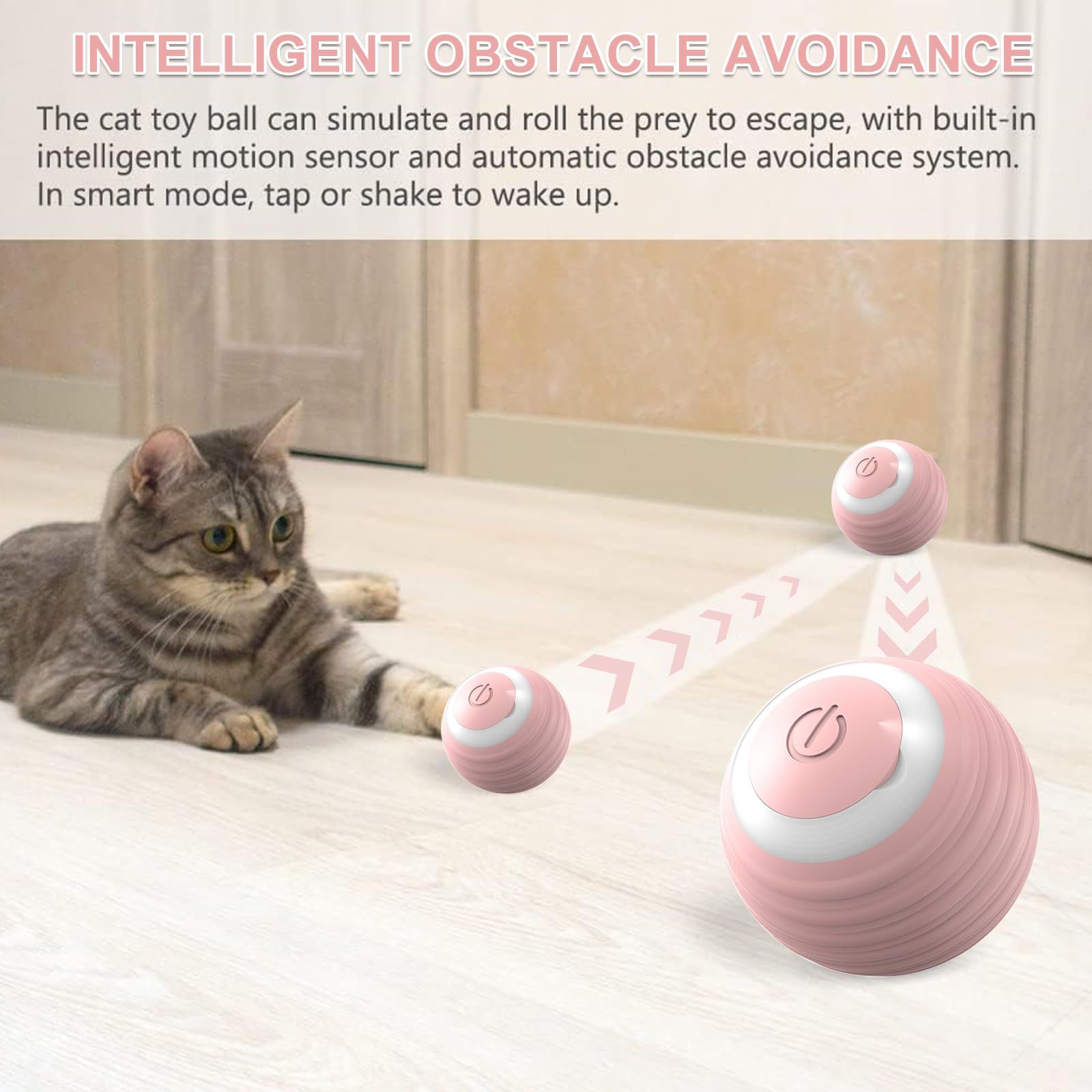 Interactive Cat Toy Ball view 2