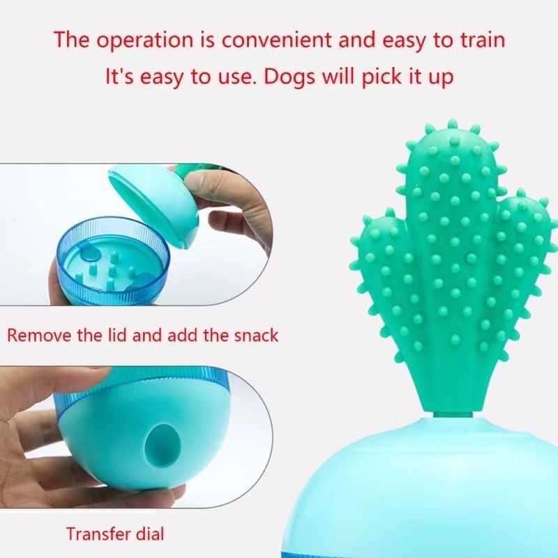 Dog Treat Dispenser Toy,Interactive Dog Ball,Teeth Grinding and