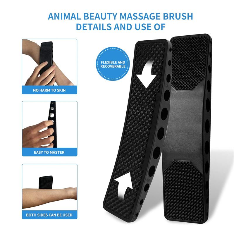 Horse Brush Hair Grooming Shedding Massage Tool Supplies Groomer Stuff Short