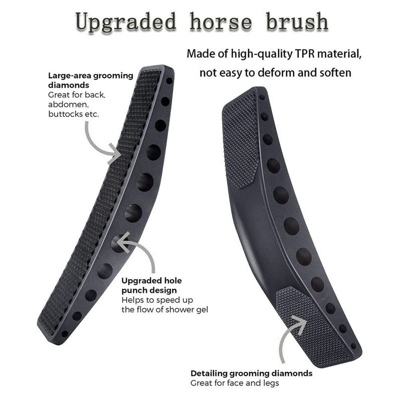 Horse Brush Hair Grooming Shedding Massage Tool Supplies Groomer Stuff Short view 4