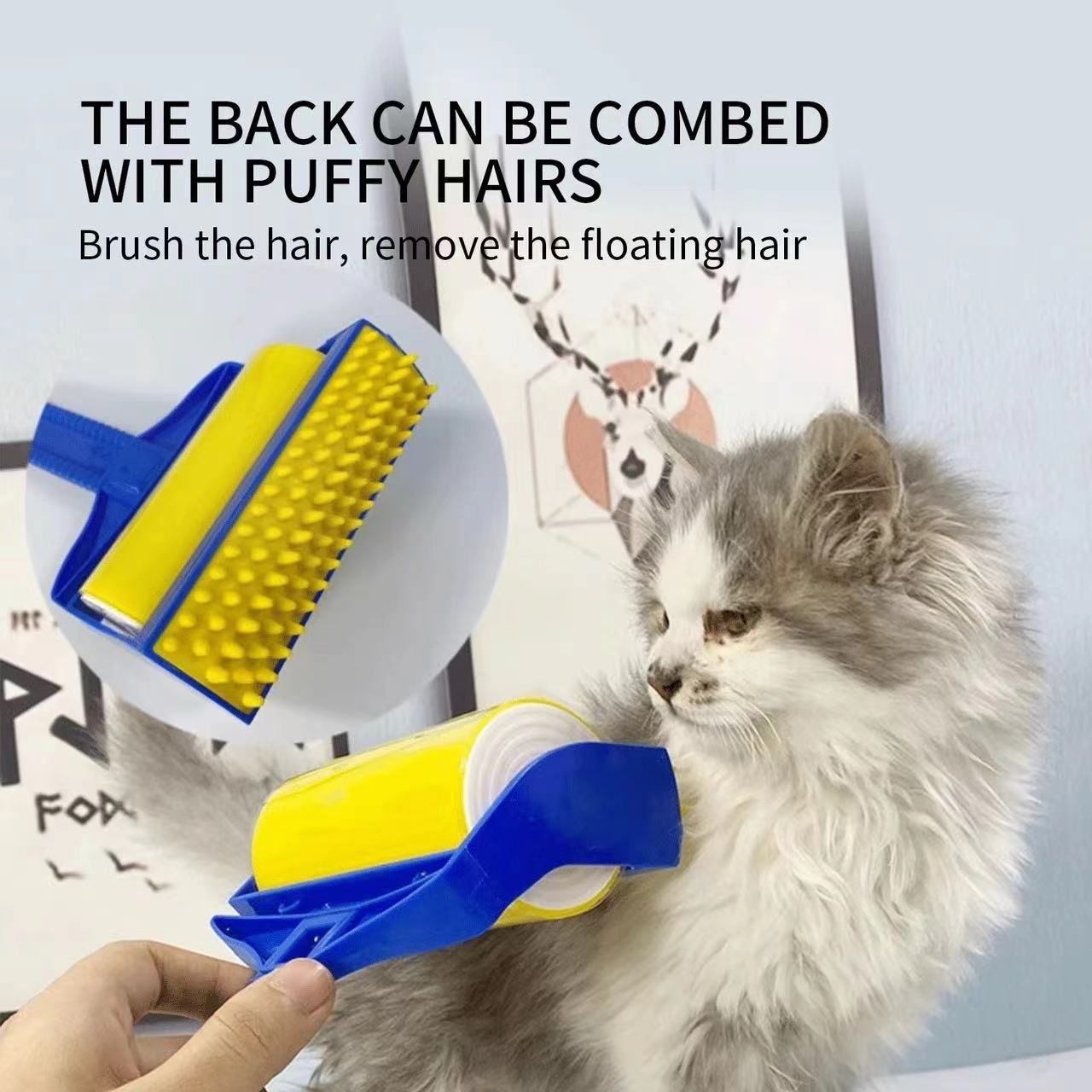 Pet Hair Remover and Automatic Groomer - Removes Fur view 2