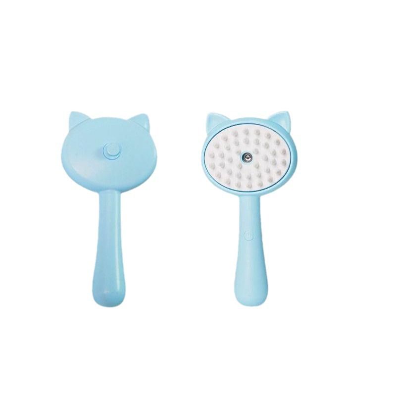 Steam Brush for Cats, Cute Cat Grooming Comb with Steam, Self Cleaning Misting