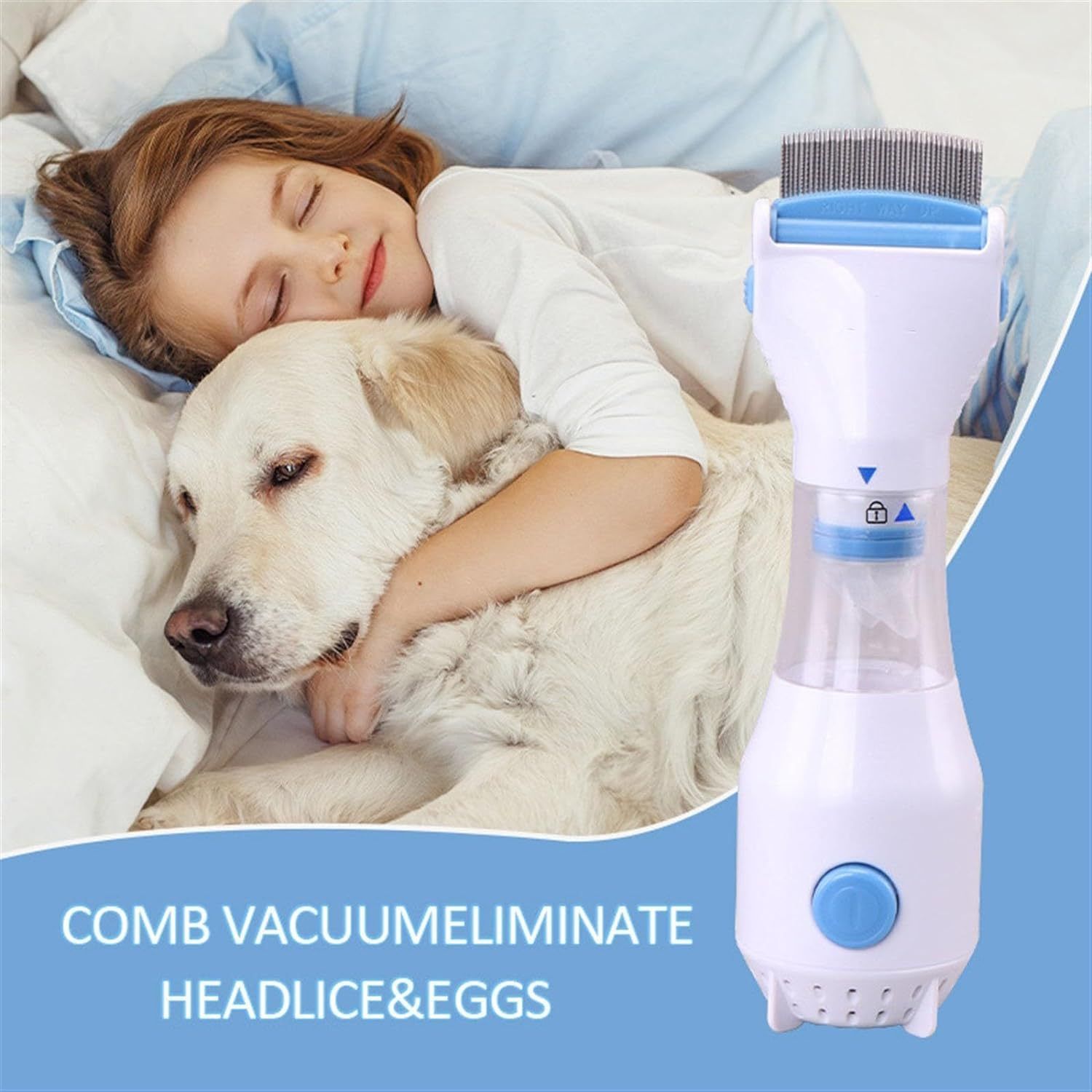 Electric Head Lice Vacuum Comb view 4