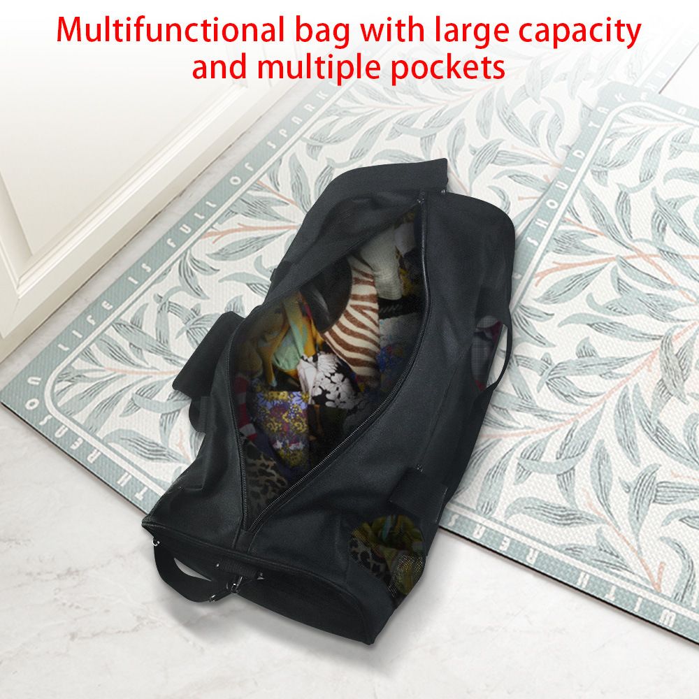 Mesh Gym Bag Gym Mesh Roll Bag Cross Shoulder Carry on Bag Gym Travel Hiking view 2