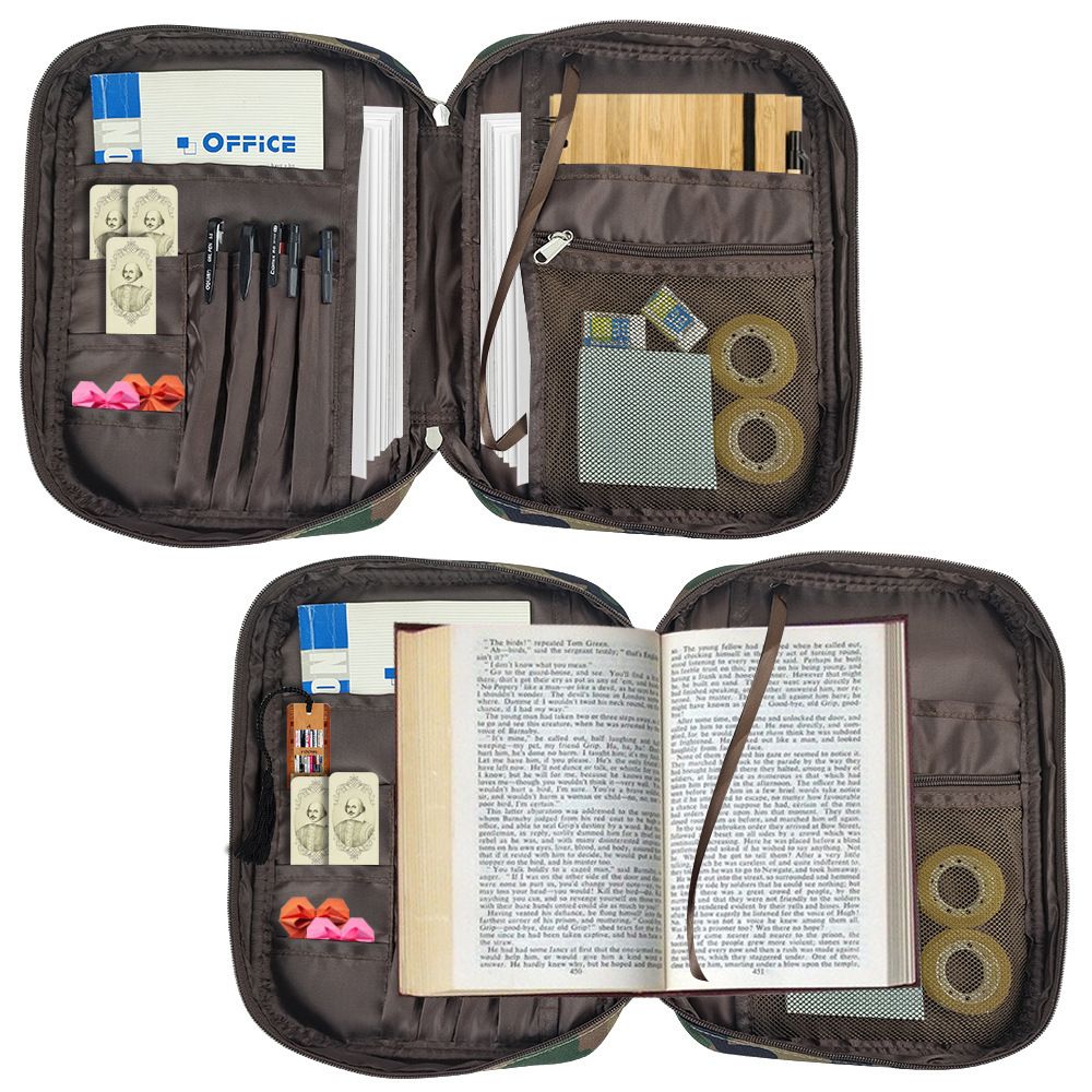 Bible Covers for Men with Carrying Handle view 3