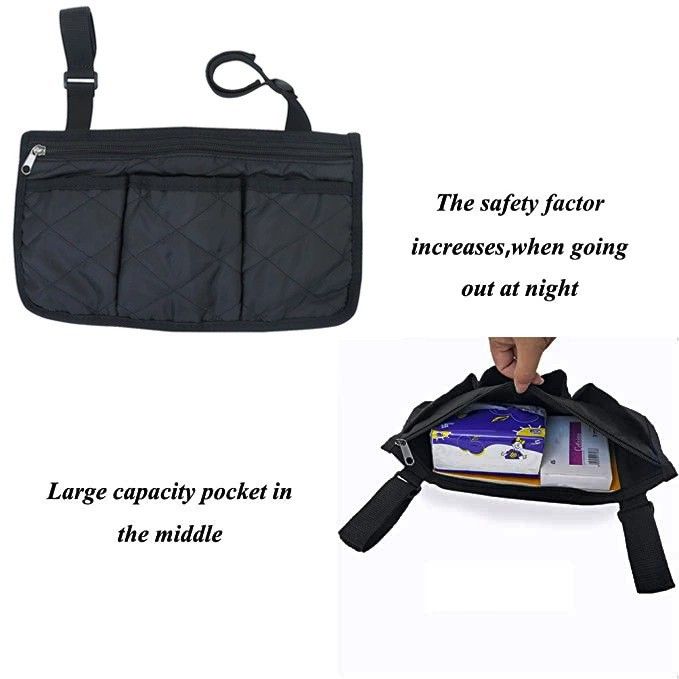Wheelchair Side Bag, Wheelchair Bags to Hang on Side Wheelchair Bagsr with 4 view 4