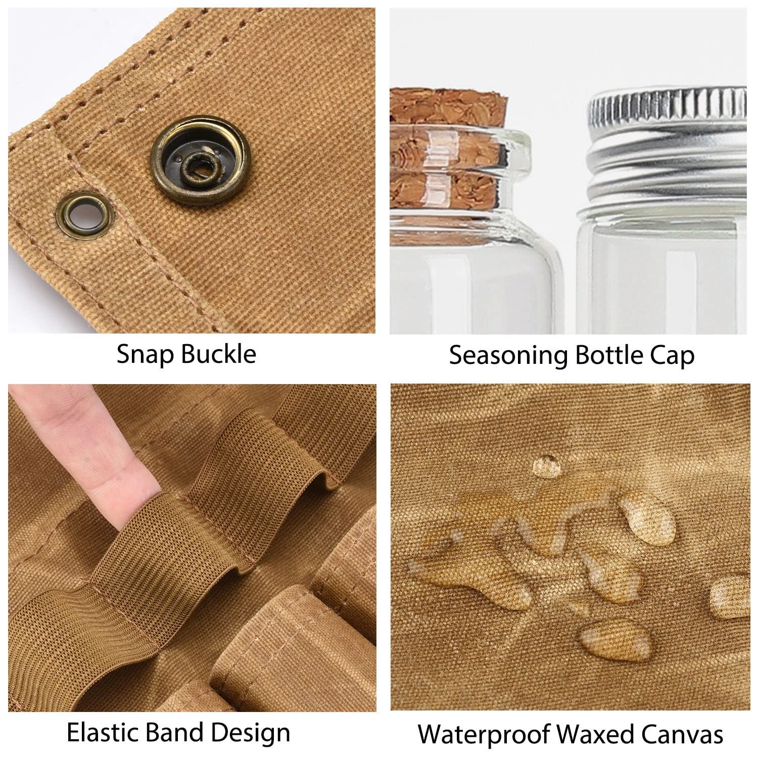 Portable Spice Bag with 9 Spice Jars view 3