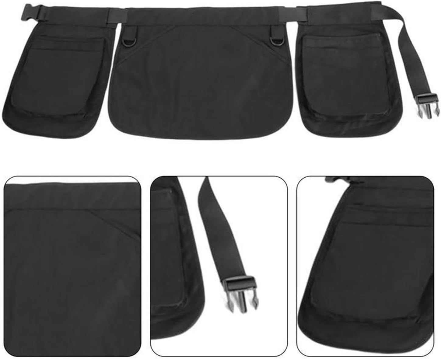 Garden Belt Bag Waist Bag Belt Pouch Waist Pocket Heavy Duty Tool Apron with view 4