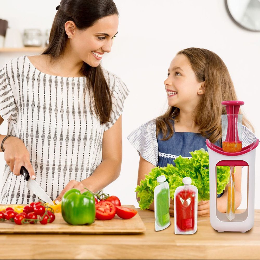 Reusable Baby Food Pouch Filler