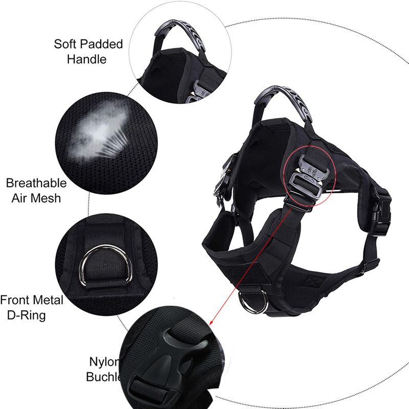 Tactical Dog Harness for Large Dogs view 3