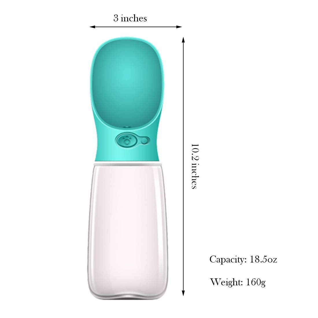 Portable Dog Water Bottle for Walking view 2