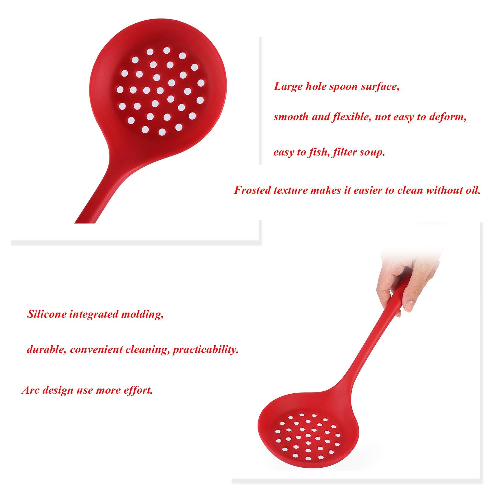 Silicone Skimmer Spoon Set 2 view 2