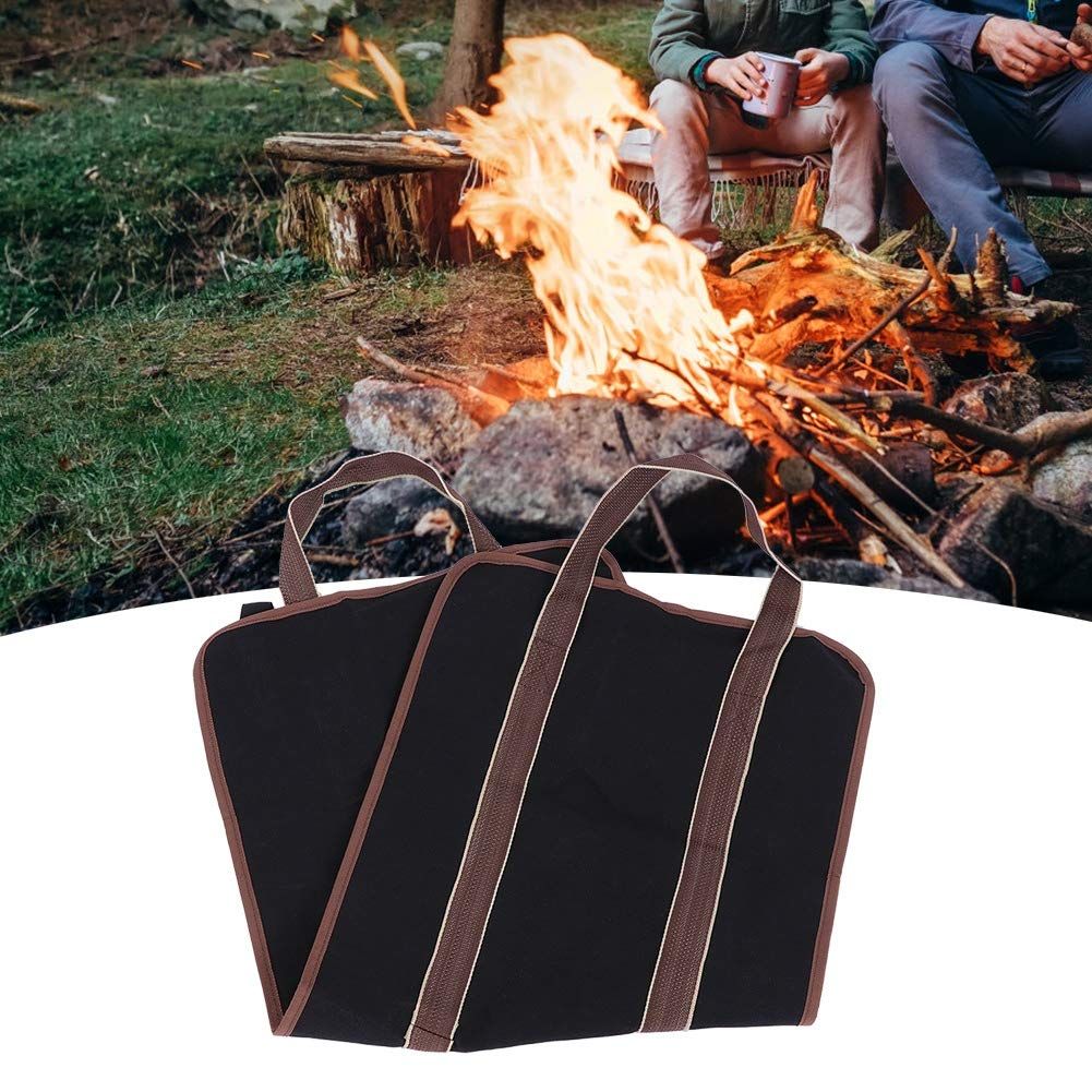 Firewood Carrier, Durable Oxford Cloth Tote Bag with Handles, Log Tote Bag