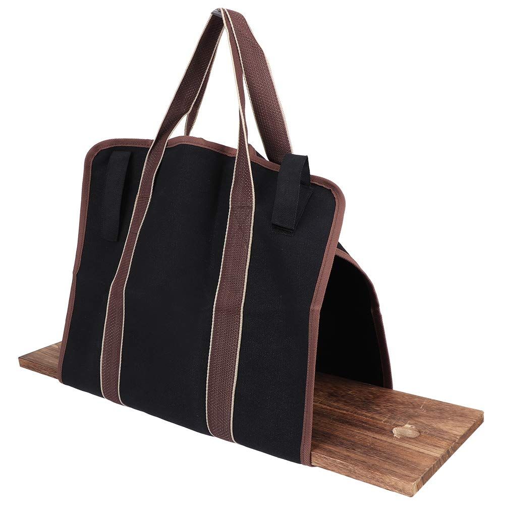 Firewood Carrier, Durable Oxford Cloth Tote Bag with Handles, Log Tote Bag view 2