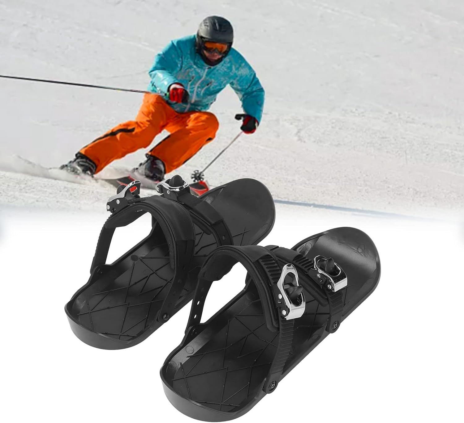 Mini Short Ski Skates, Short Skis Skates for Snow, Short Snowskates for Winter view 4