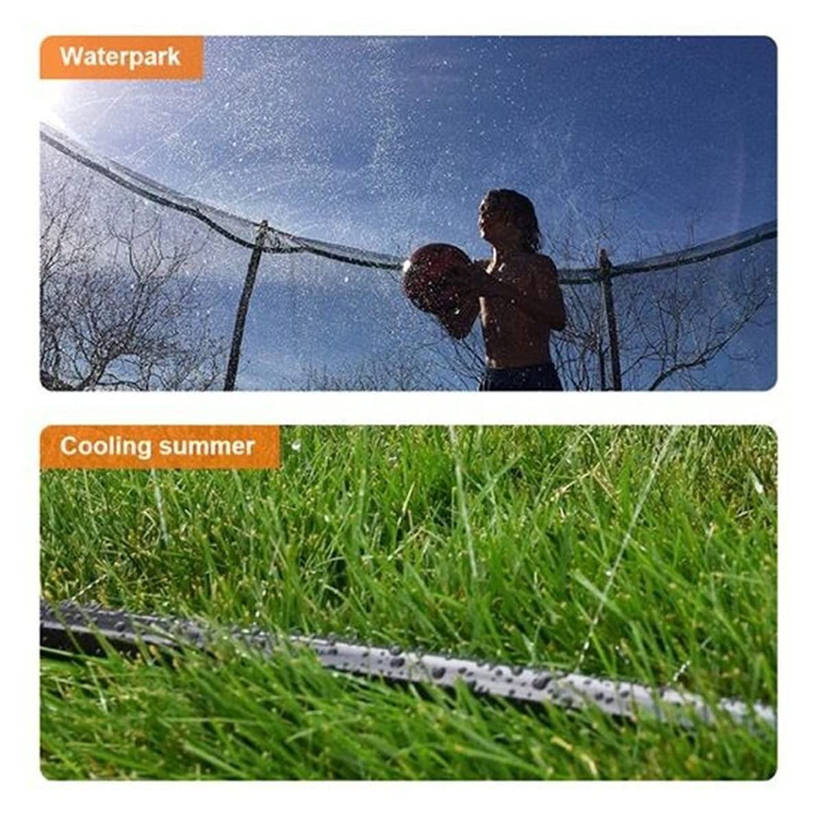 Outdoor Trampoline Water Sprinkler for Kids view 2