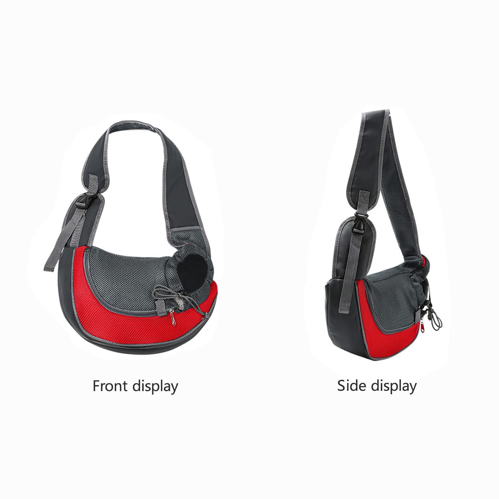 Pet Dog Sling Carrier Breathable Mesh Travel Safe Sling Bag Carrier for Dogs view 4