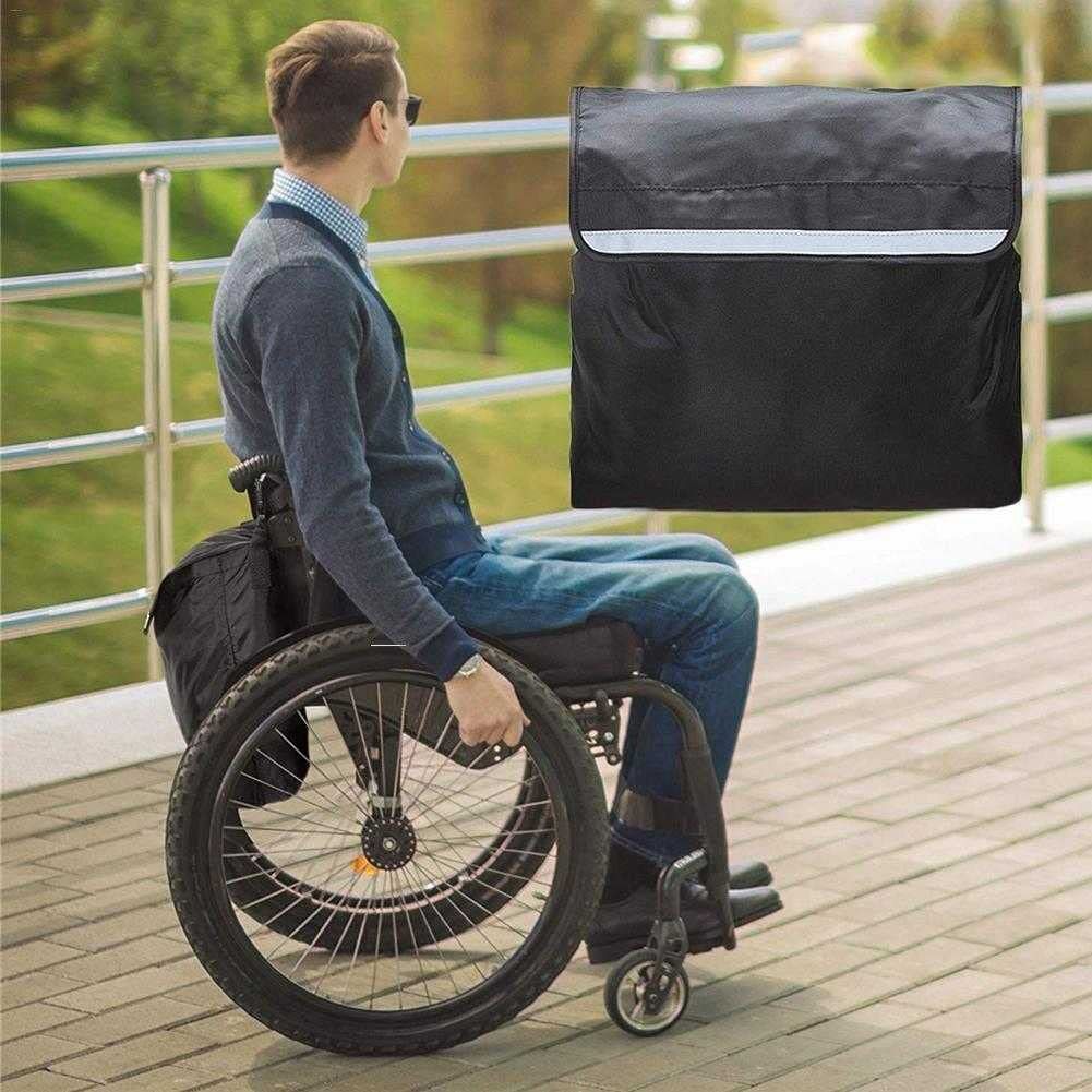 Wheelchair Pouch Wheelchair Bag Waterproof Large Wheelchair Accessories Bags view 3