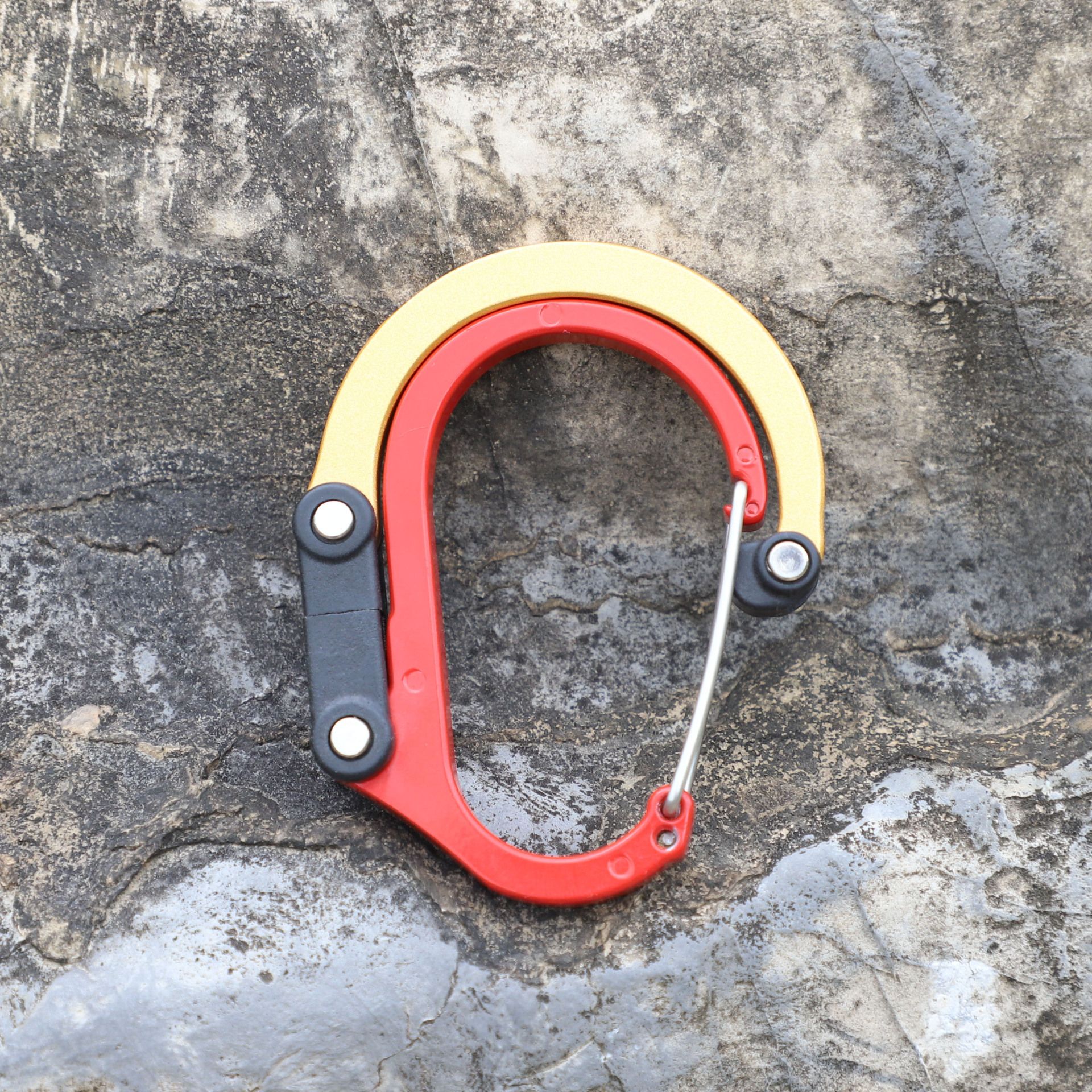 Carabiner Clip and Hook Rotating Hook Strong Clips Climb Hook Clip Backpack view 3