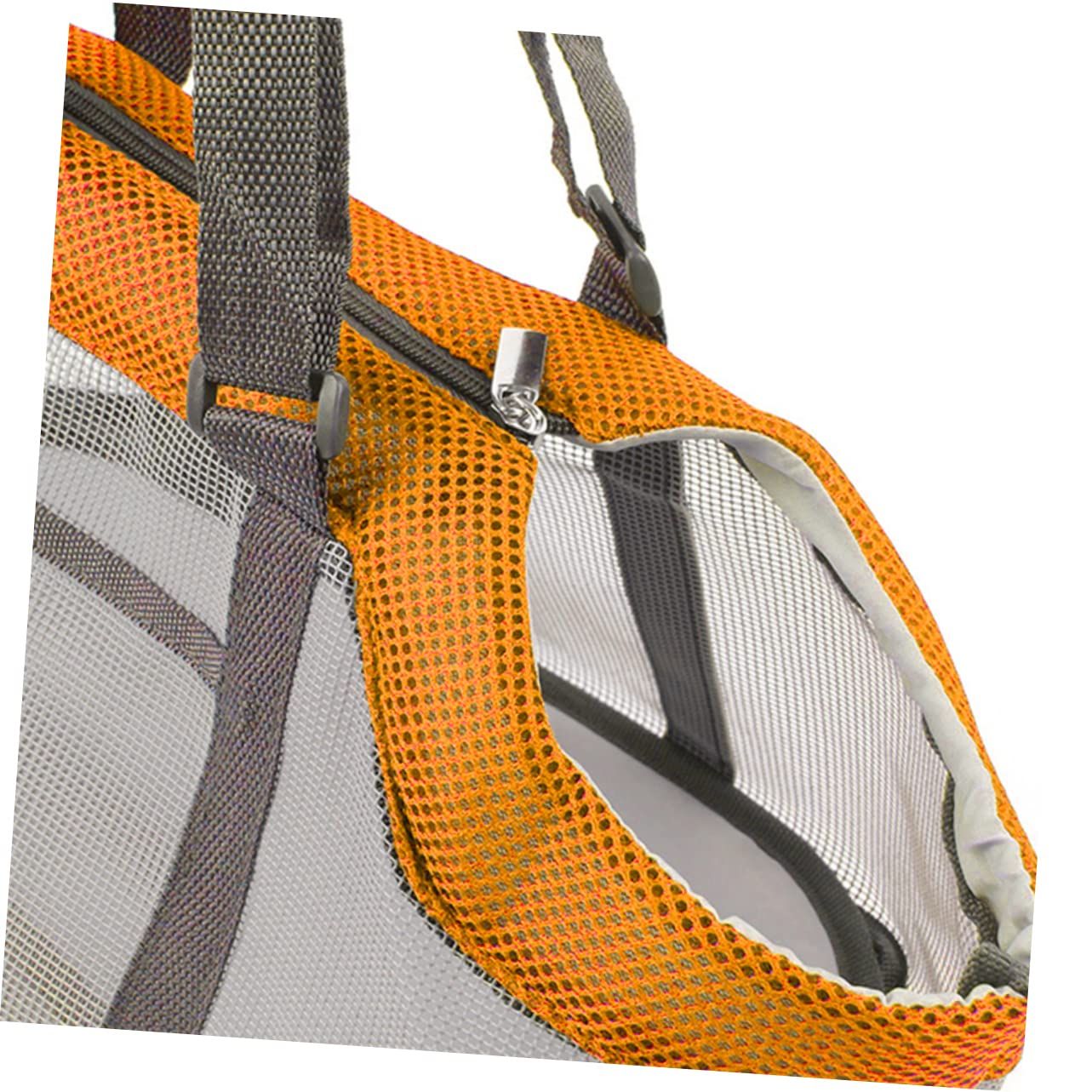 Pet Handbag Mesh Pet Carrier Dog Backpack Carrier Large Tote Bag Clear Pet view 4