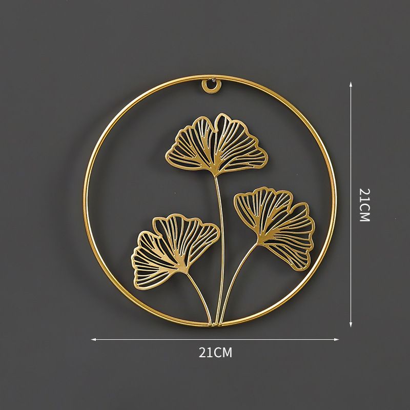 Ginkgo Wall Decoration Gold Decor Garden Ginkgo Hanging Decor Balcony Ginkgo