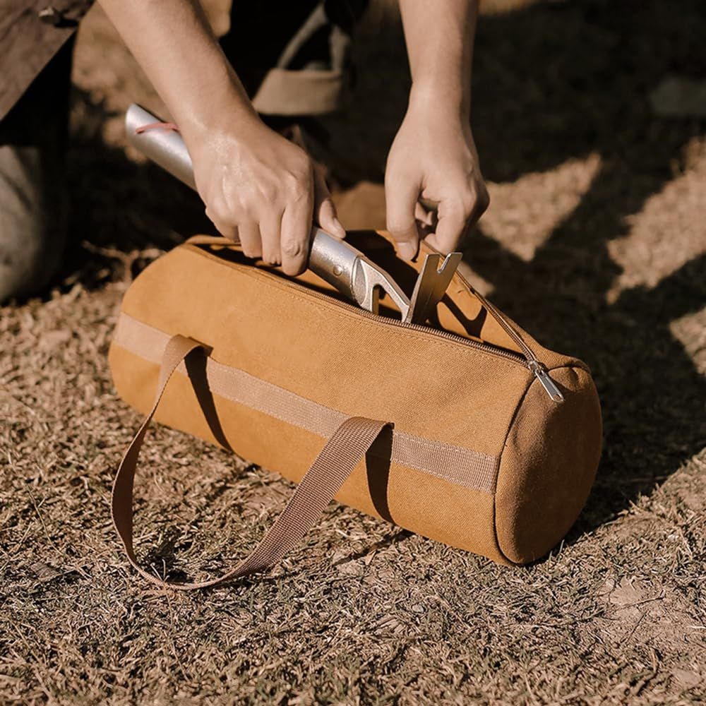 Utility Tool Handbag,Large Capacity Roll Camping Tool Kit for Electricians view 4