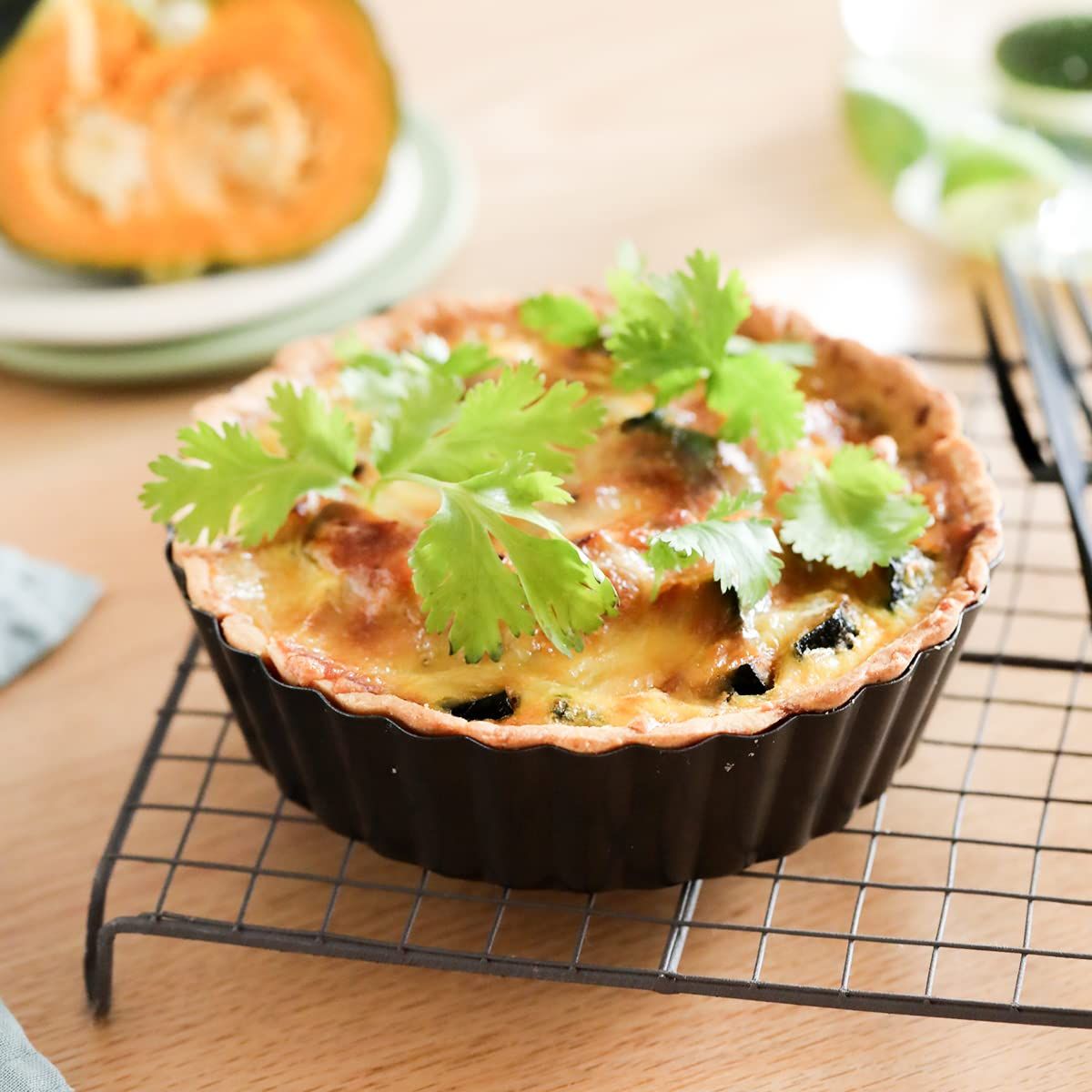Nonstick Heavy Duty Tart Pan With Removable Bottom view 3