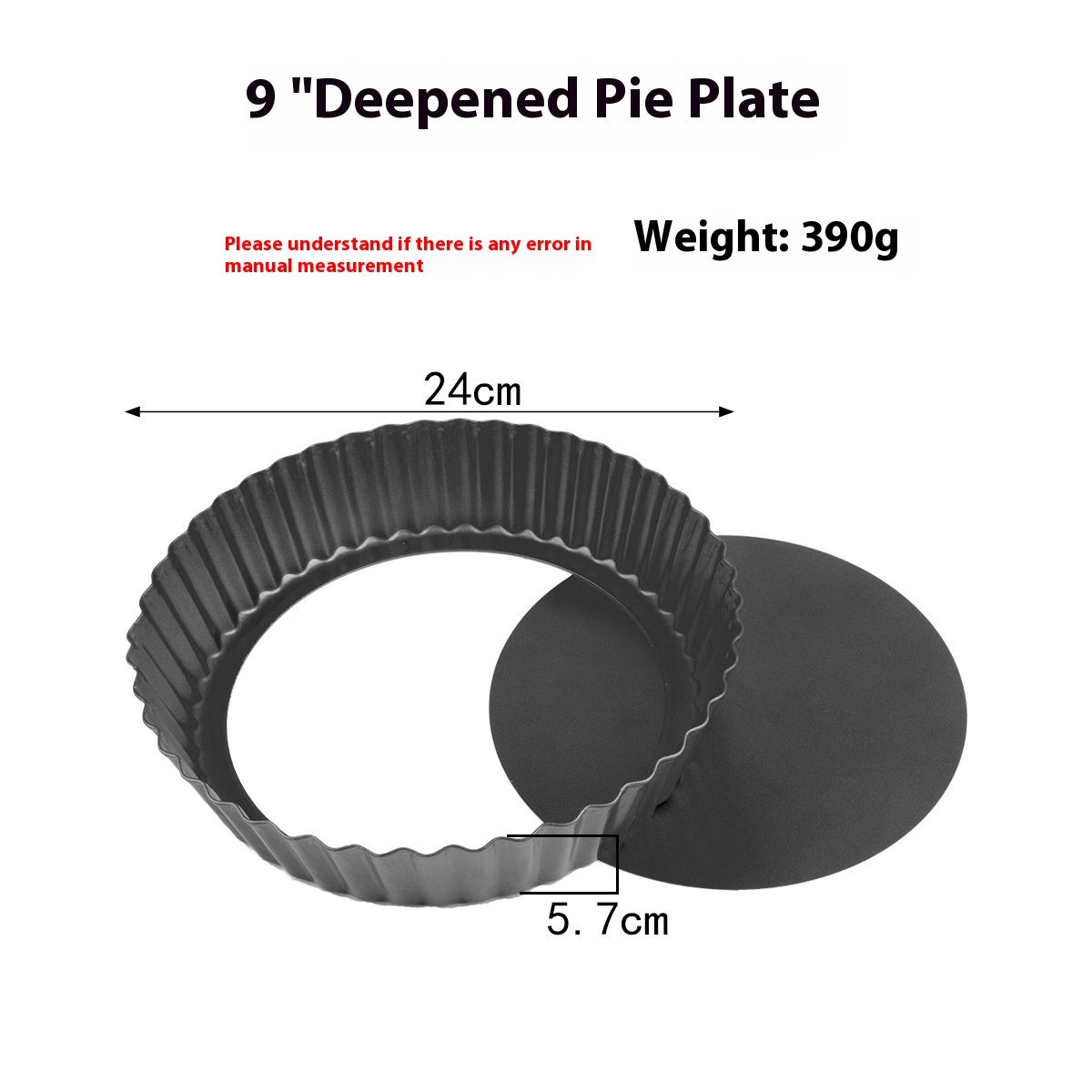 Nonstick Heavy Duty Tart Pan With Removable Bottom view 4