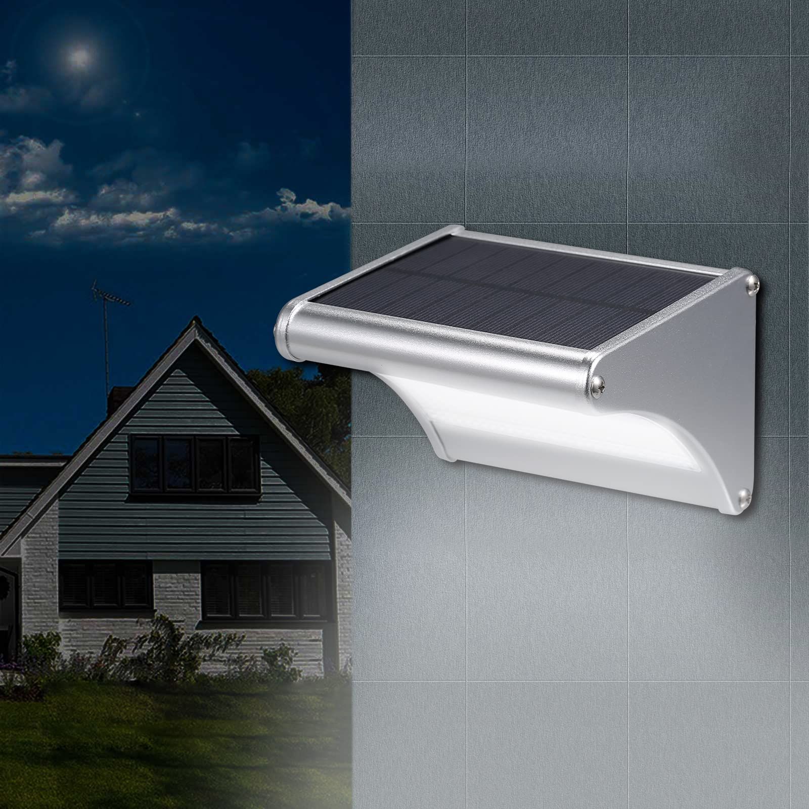 Solar Wall Lamp,Solar Wall Lamp Radar Motion Sensor Lights Outdoor Waterproof view 2