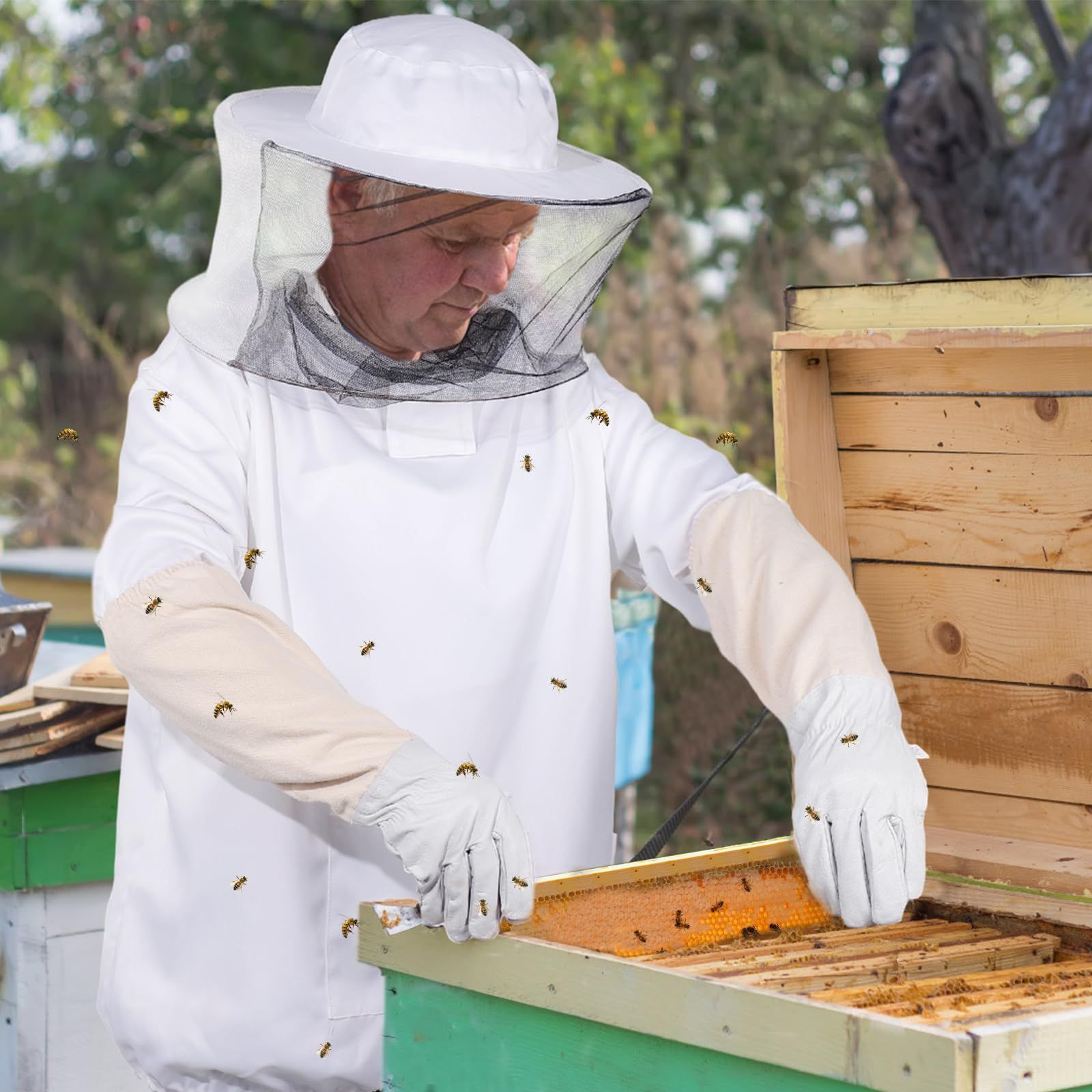 Beekeeping Jacket Beekeeping Protective Jacket Beekeeper Jackets Suit view 4