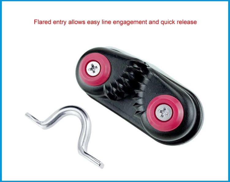 Cam Cleats, Rope Cleats, Ball Bearing Fast Entry Cam Cleats for Line Aluminum view 2