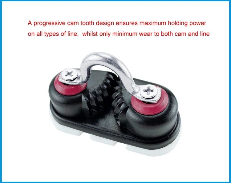 Cam Cleats, Rope Cleats, Ball Bearing Fast Entry Cam Cleats for Line Aluminum view 3