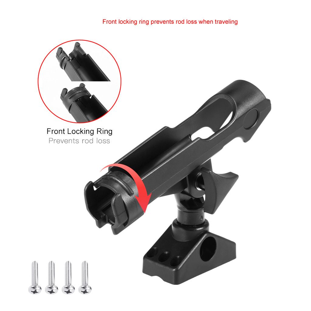 Fishing Rod Holder Boat Rods Holder Adjustable Rods Holder 360 Degree