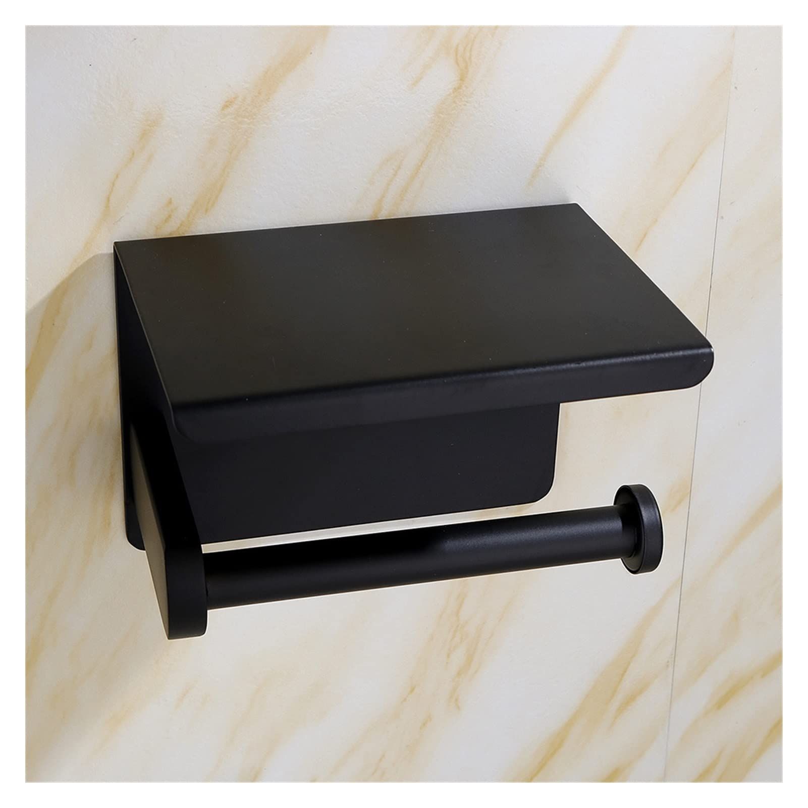 Stainless Steel Toilet Paper Holder Wall Mount Home Bathroom WC Paper Phone view 3
