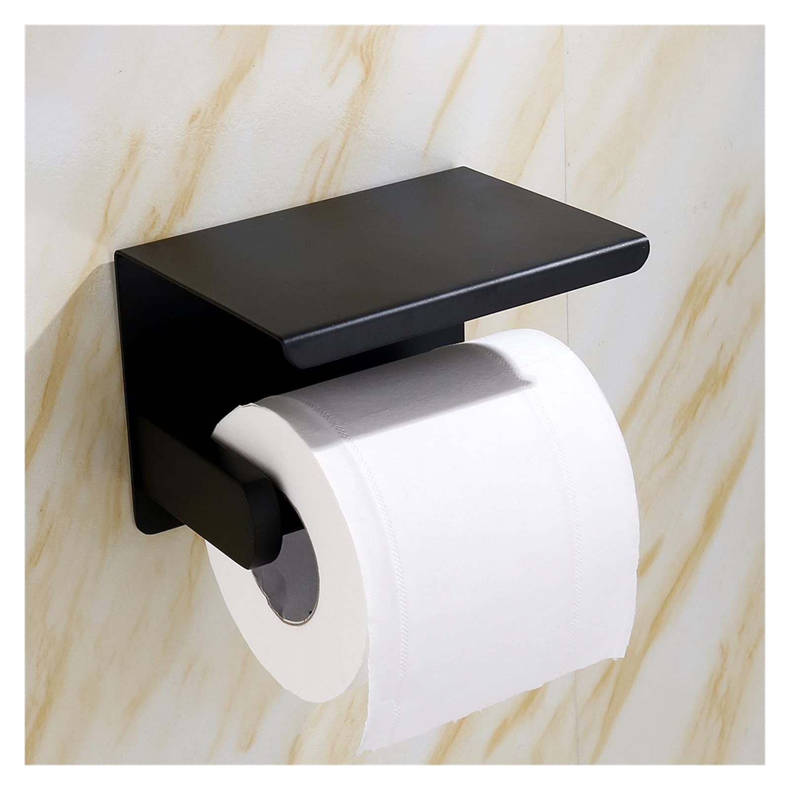 Stainless Steel Toilet Paper Holder Wall Mount Home Bathroom WC Paper Phone view 4