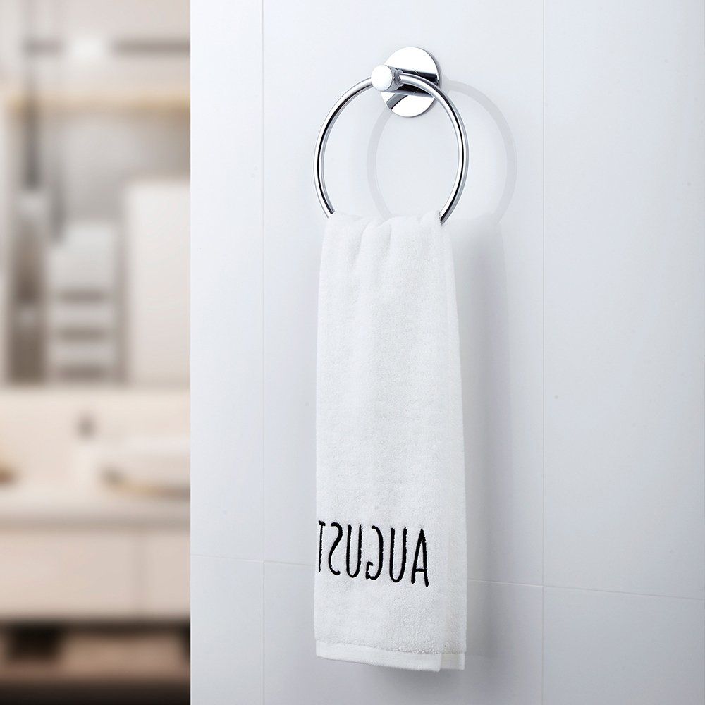 Adhesive Towel Ring Self Adhesive Hand Towel Ring Stainless Steel Rustproof