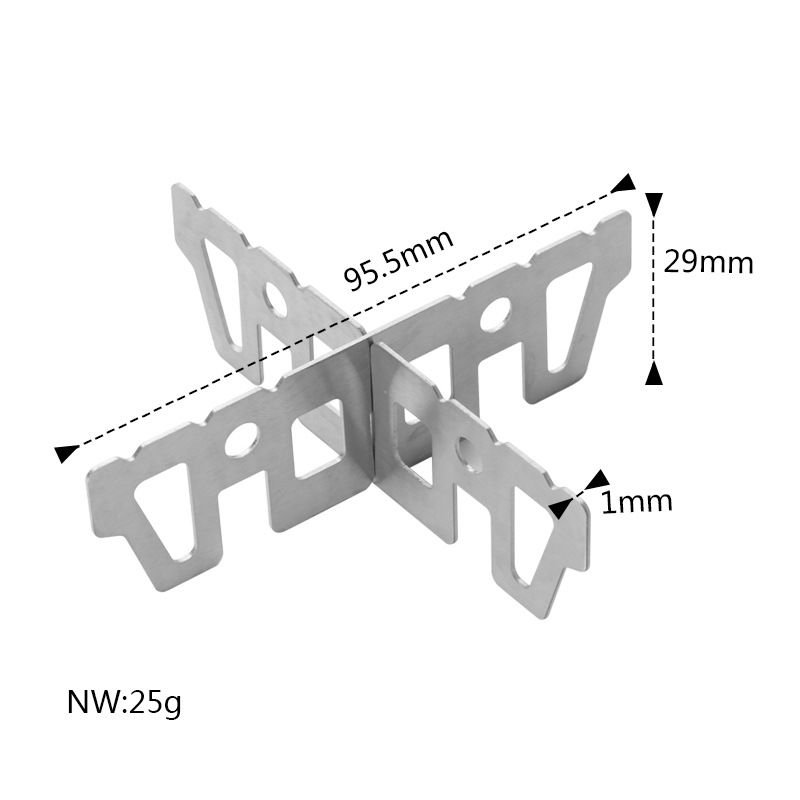 Stove Cross Stand Alcohol Stove Cross Stand Support Rack Mini Portable view 2