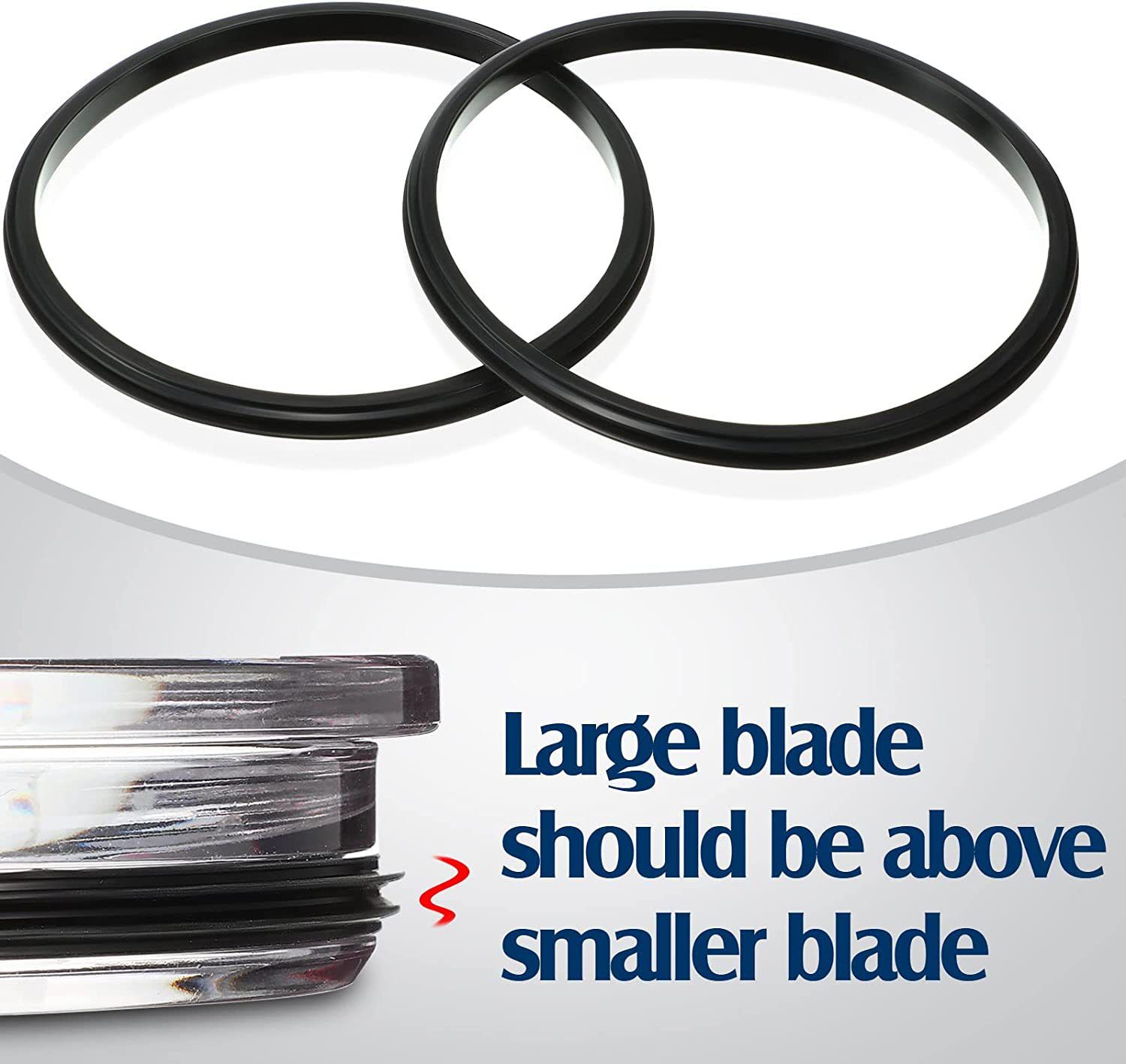30 oz Replacement Rubber Lid Seals Compatible Seals Lid Gaskets for 14 or 30 view 4
