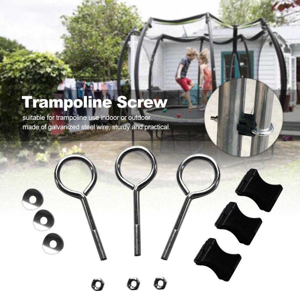Trampoline Screw Circle Screw Nut Trampoline Accessories Bottom Fixing Bracket