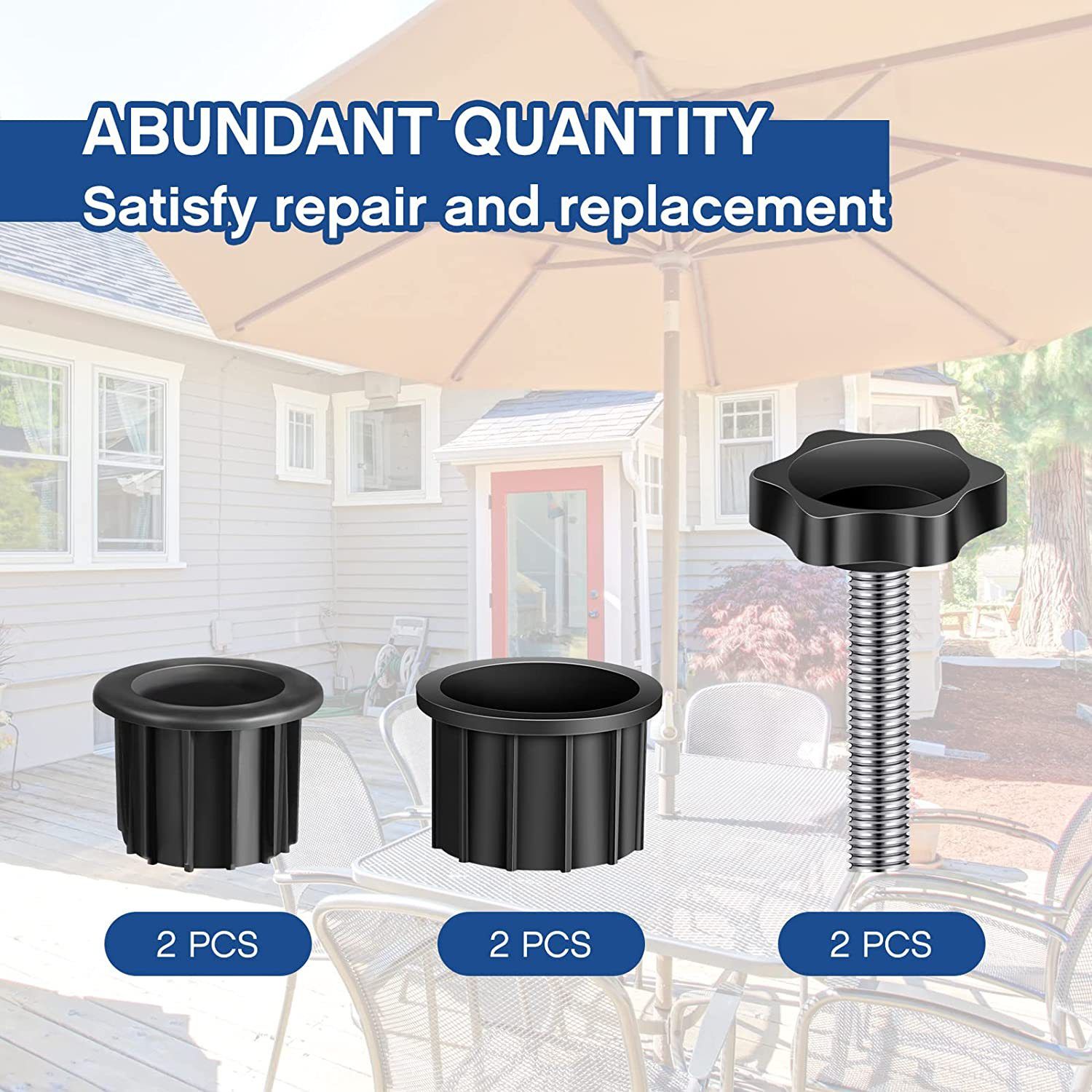 Umbrella Base Stand Hole Ring Plug Cover and Cap Umbrella Stand Replacement view 2
