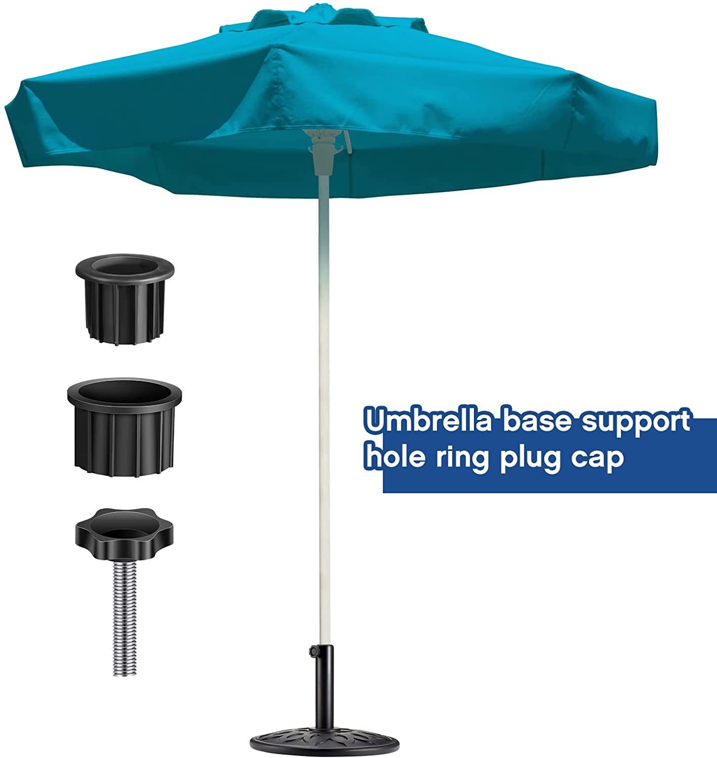 Umbrella Base Stand Hole Ring Plug Cover and Cap Umbrella Stand Replacement view 4